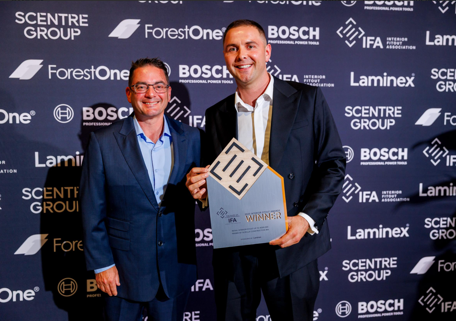 Accepting the IFA 2025 national award