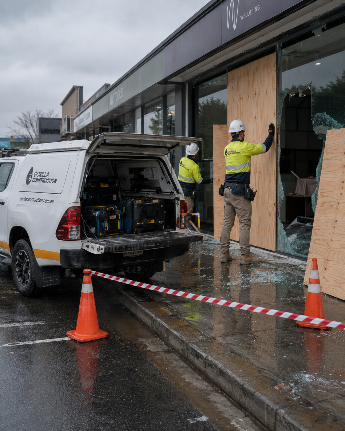 Early insurance make-safe works