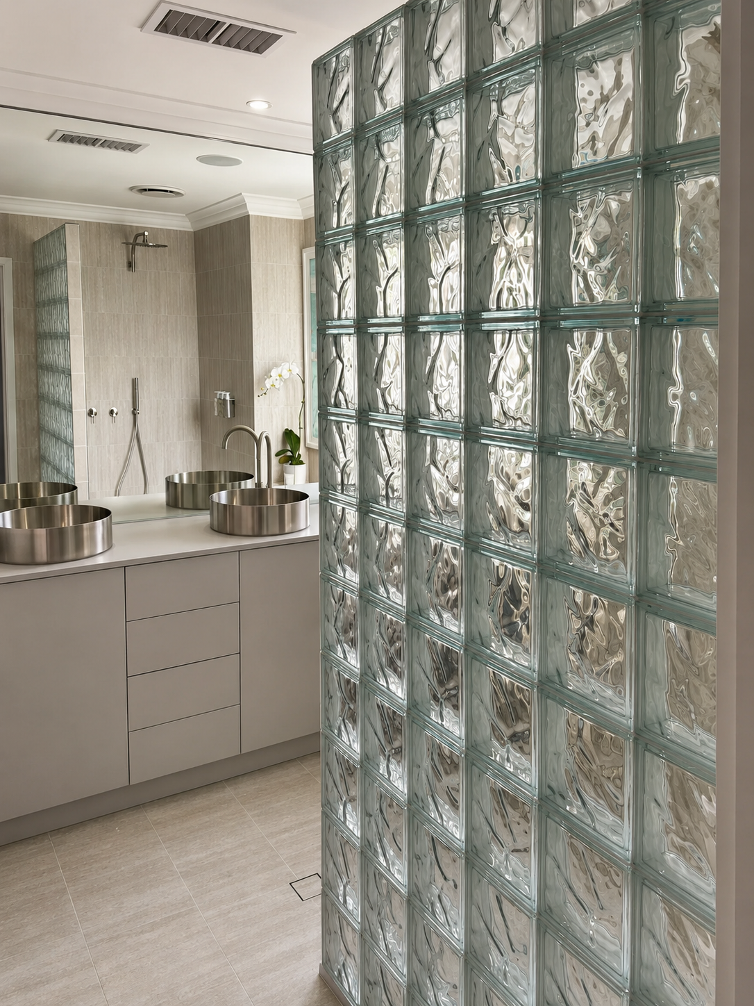 Completed bathroom at handover